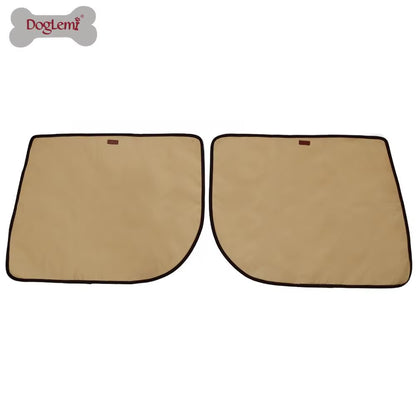 2Pcs/Pack Pet Dog Car Door Cover Protector Mat Waterproof 600D Oxford Cloth Protection Mats Non-Slip Scratch Guard for Pets Dog