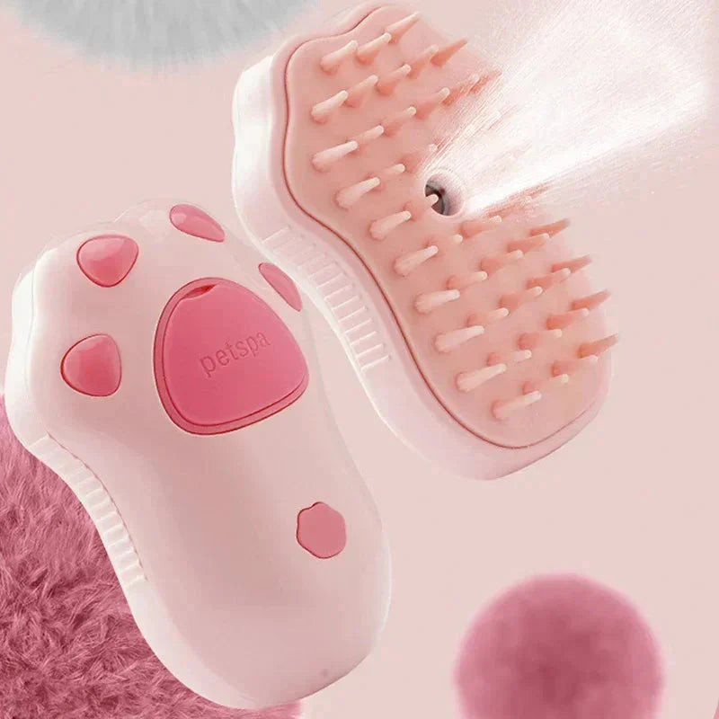Cepillo de vapor eléctrico para gatos