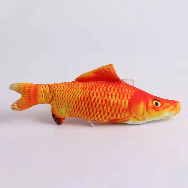 20/30/40 Creative Cat Toy 3D Fish Simulation Soft Plush Anti-Bite Catnip Interaction Chewing Fake Cat Fish Toy Pet Supplies