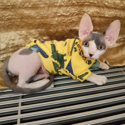 Sweet Pet Clothes for Cats Winter Warm Cat Costume Katten Gotas Kedi Sphynx Hoodie Sweater Puppy Dog Clothing Mascotas Products