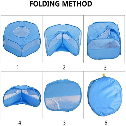 Portable Pet Fences Tent Outdoor Kennels Fence Houses for Dog Hamster Rabbit Guinea Pig Animal Cage for Hamster Pig Supply