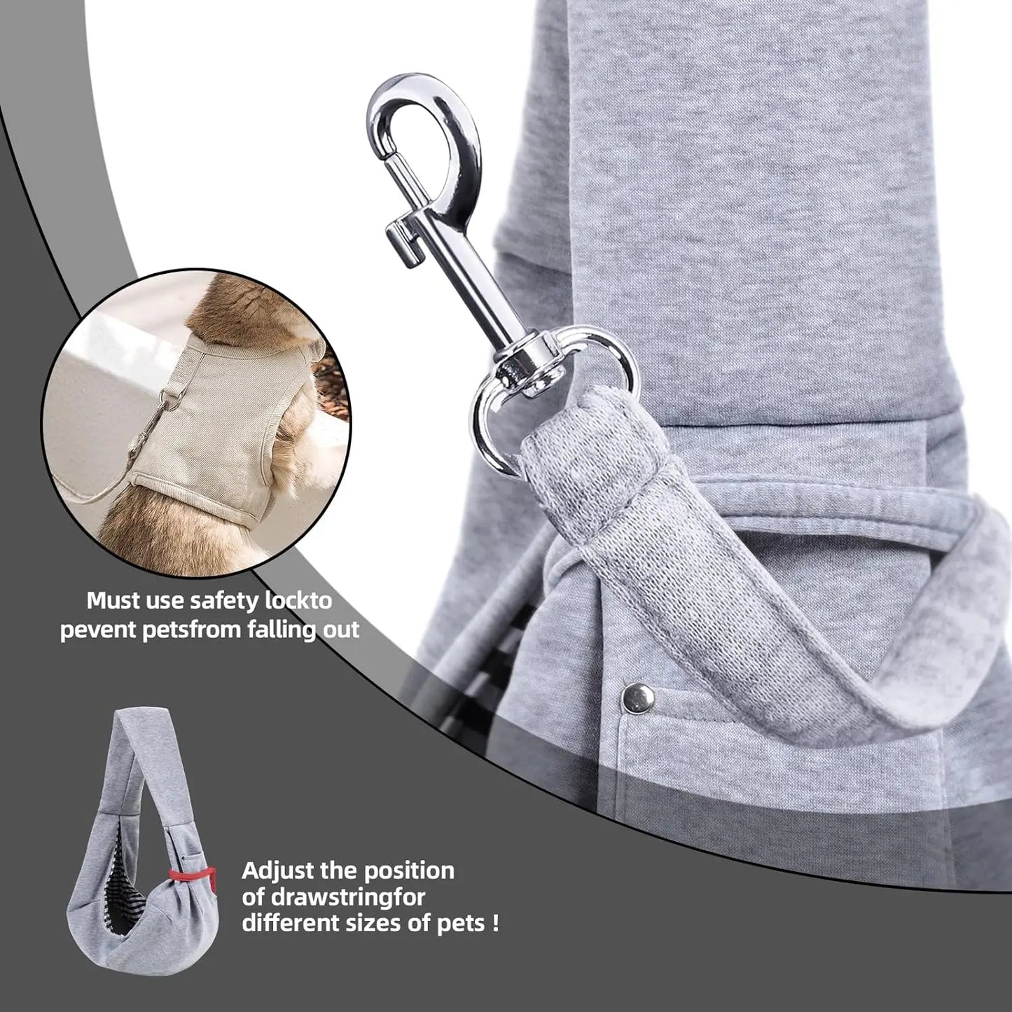 Mochila bandolera perro algodón